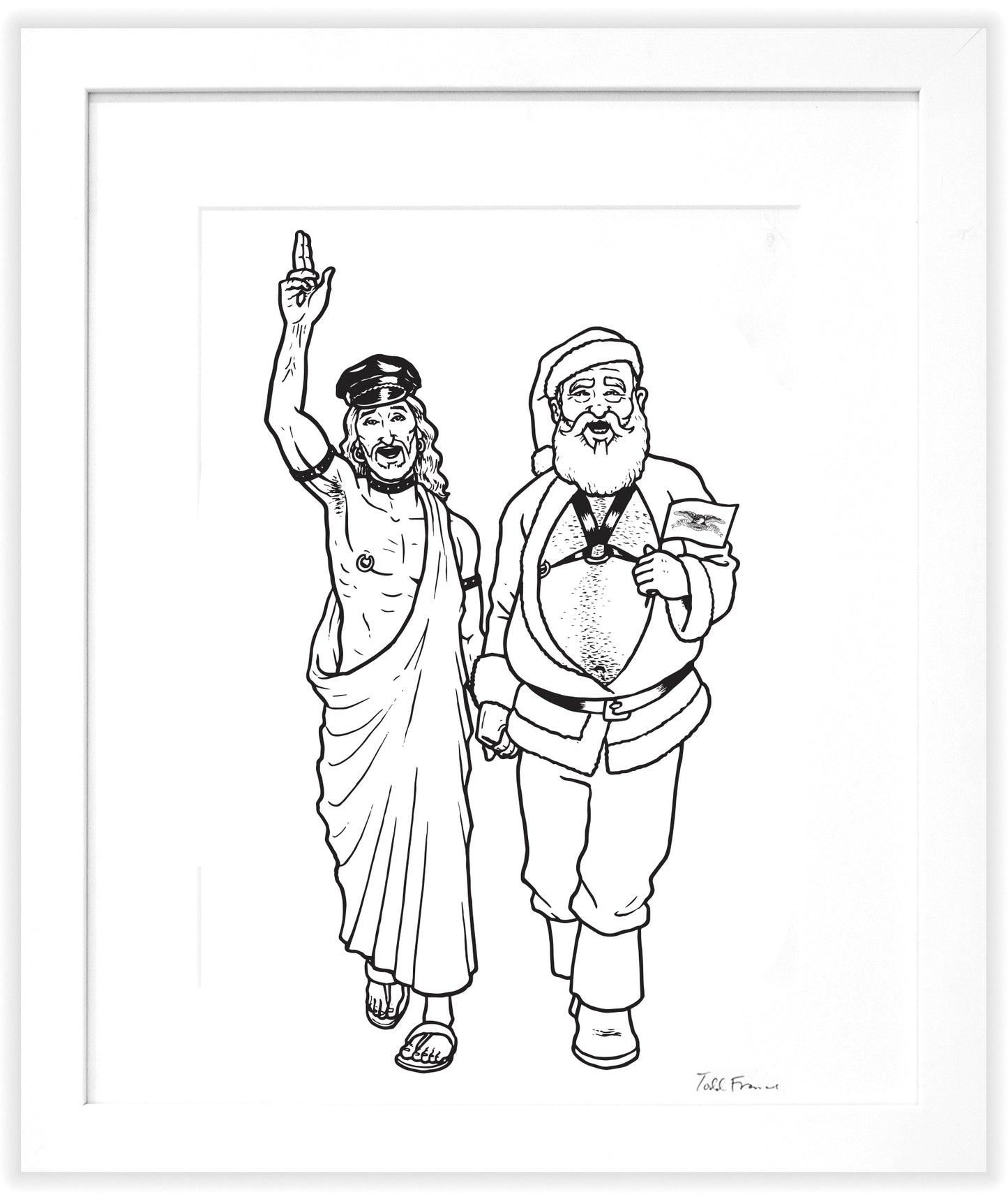 Jesus And Santa Holiday