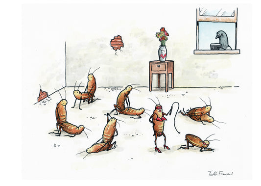 Greeting Card - Roach Bang