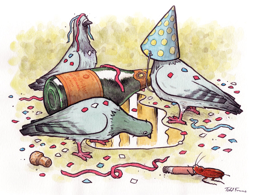 Greeting Card - Morning After